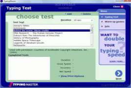 typing master online test in english 10 minutes