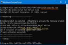 Activator CMD Windows 10 and Office 2019 - May 2019